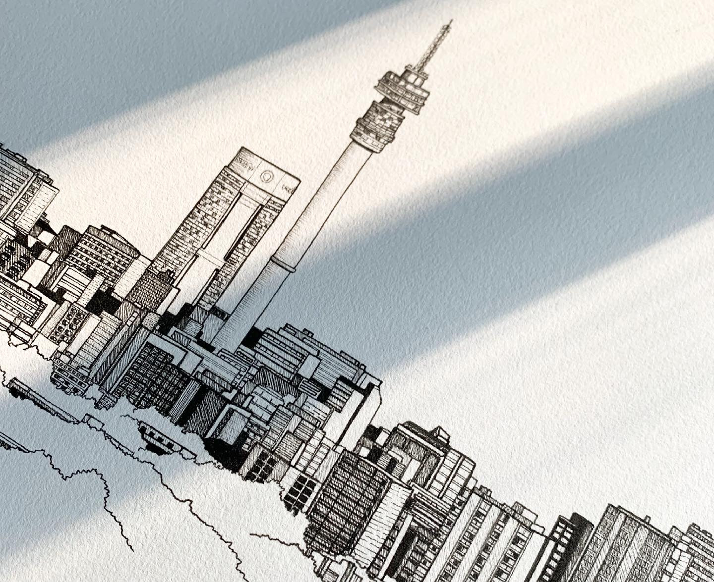 Johannesburg Skyline - Limited Edition Print