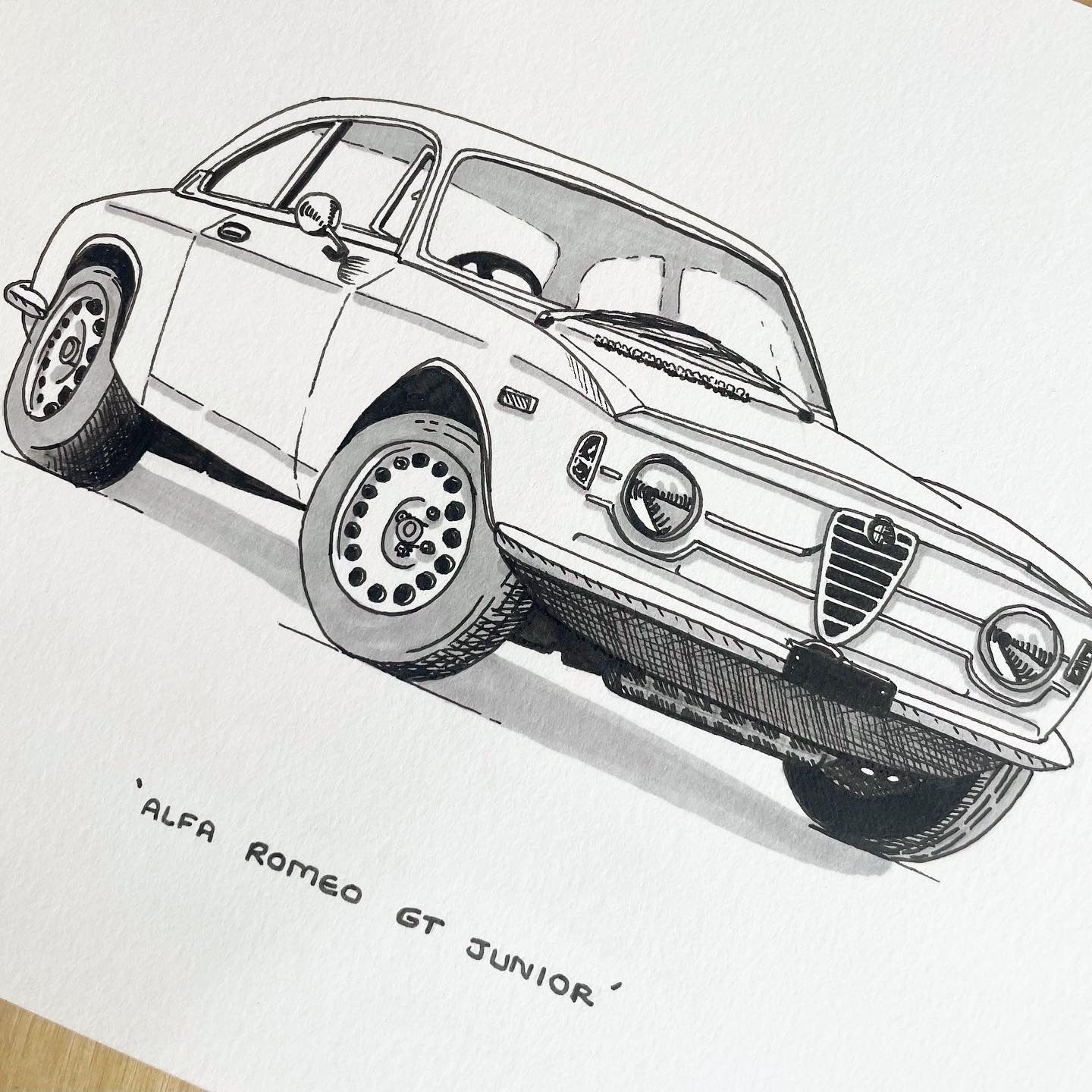 Alpha Romeo GT Junior - Print