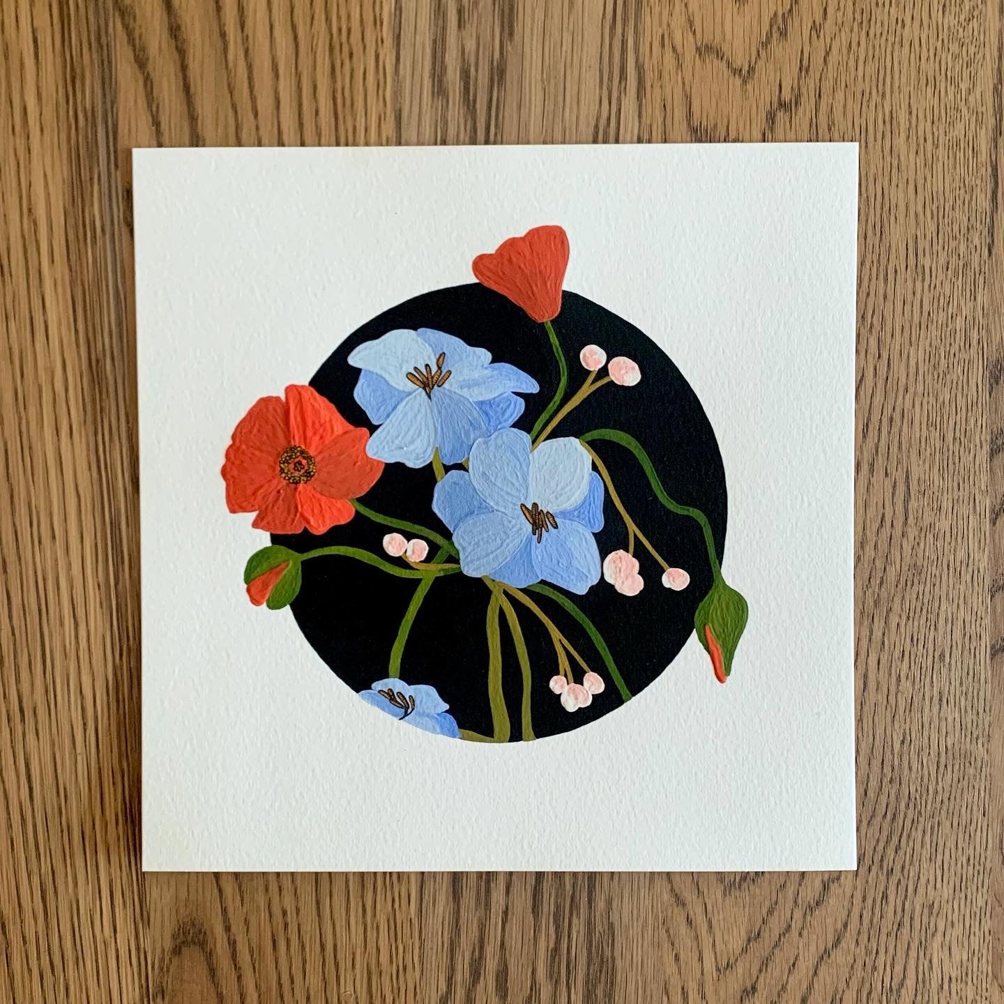 Dark Poppy - Print