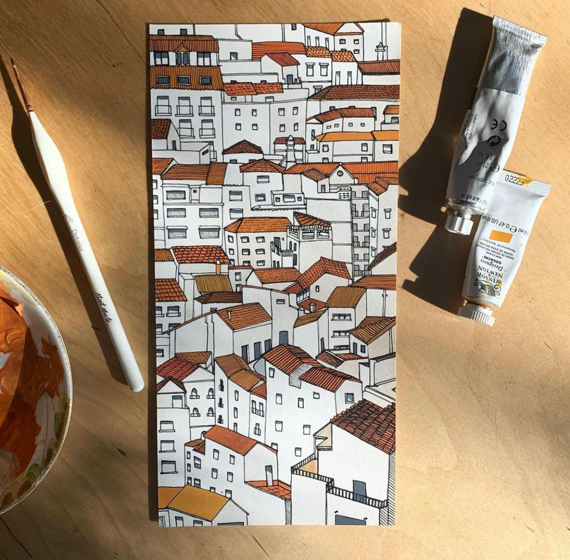 Building Stack - Original Illustration