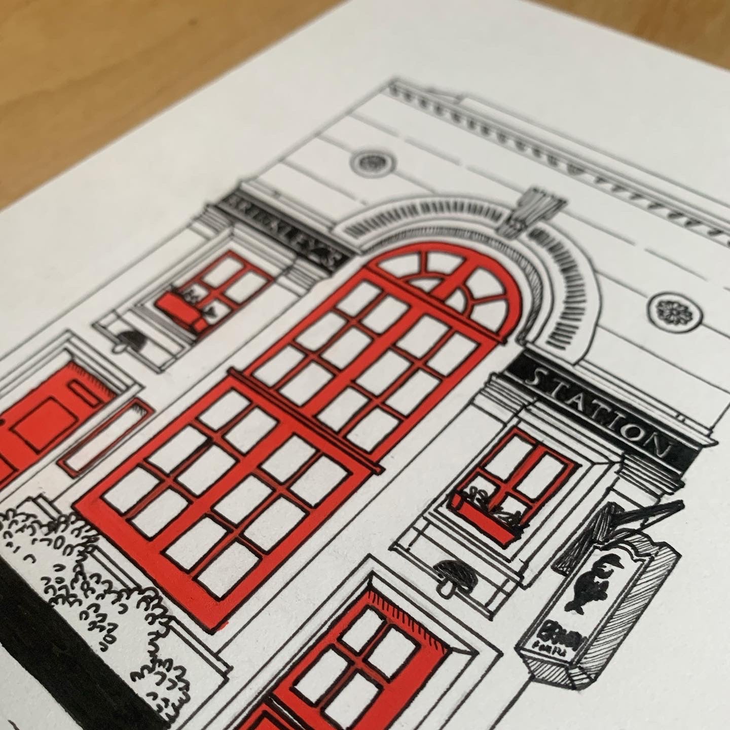 Brinkley's Station - Print