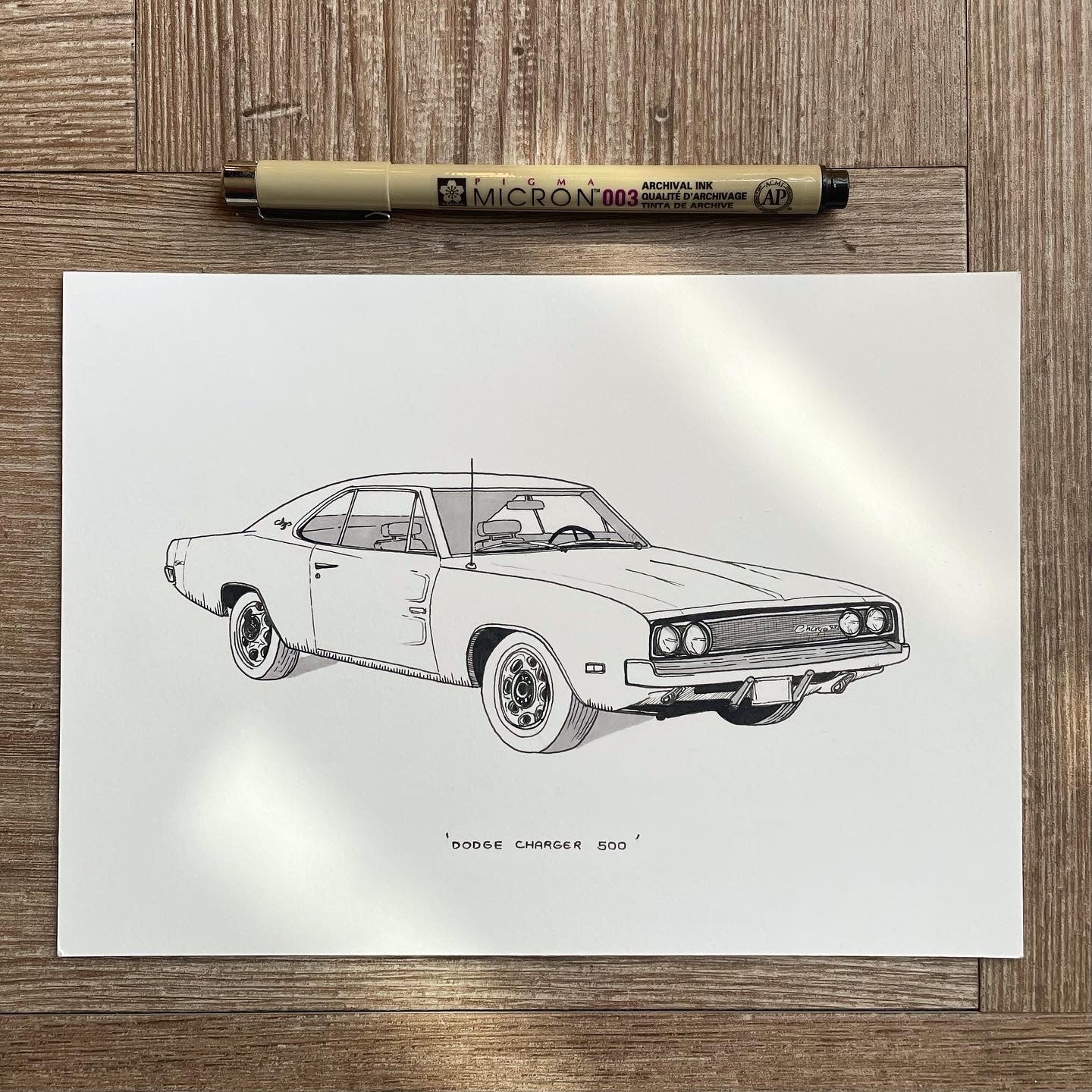 Dodge Charger - Original Illustration
