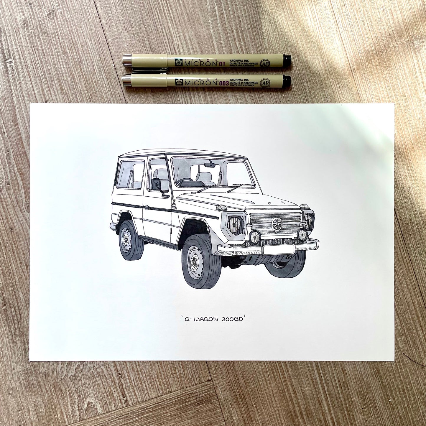 G-Wagon 300GD - Original Illustration