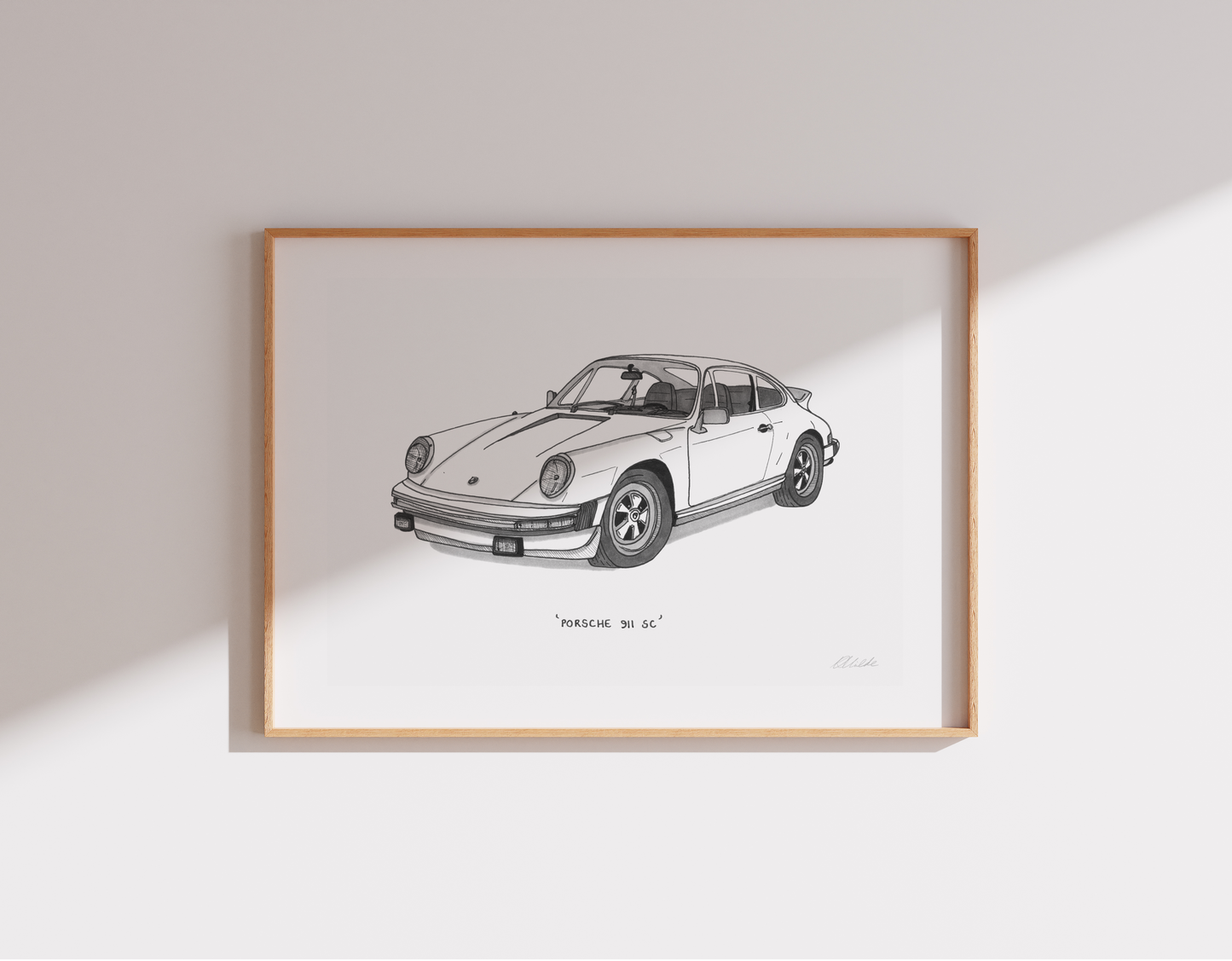 Porsche 911 SC - Original Illustration