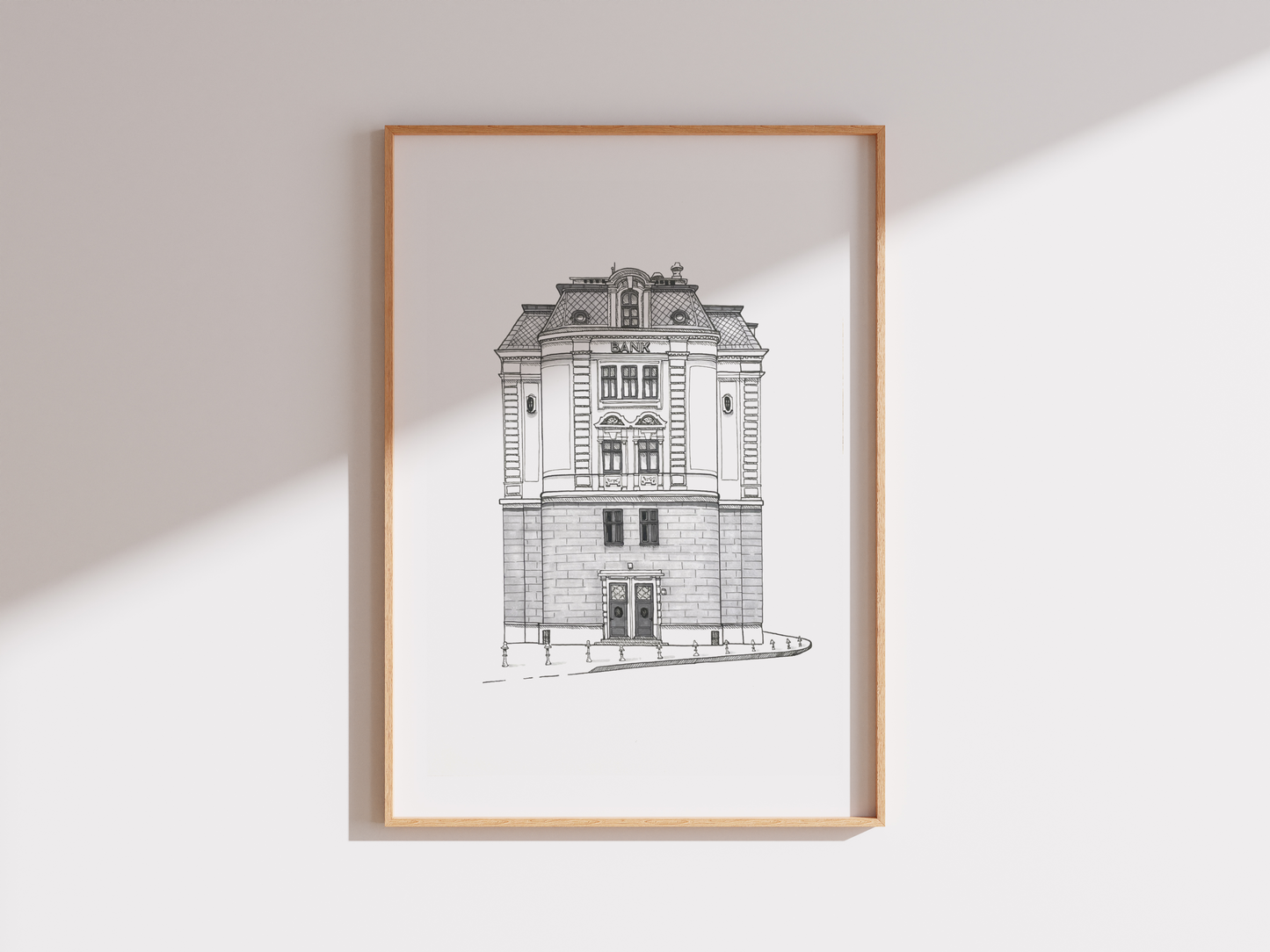 The Bank - Original Illustration