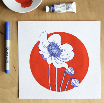Poppy of Colour - Print