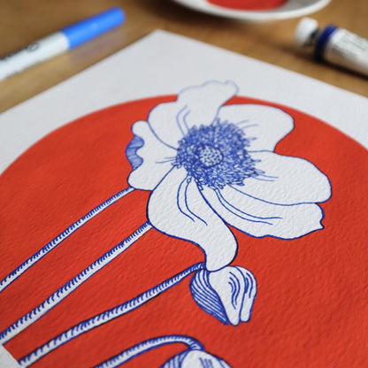 Poppy of Colour - Print