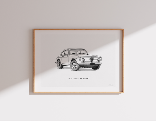 Alpha Romeo GT Junior - Original Illustration
