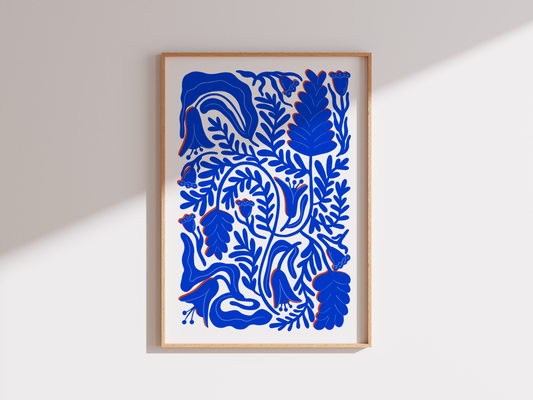 Blossoms in Blue - Limited Edition Print