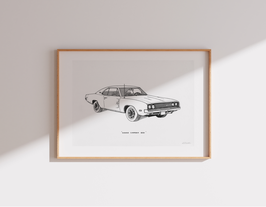 Dodge Charger - Original Illustration