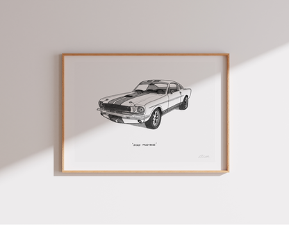 Ford Mustang - Print