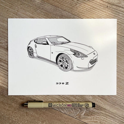 Nissan 370Z - Print