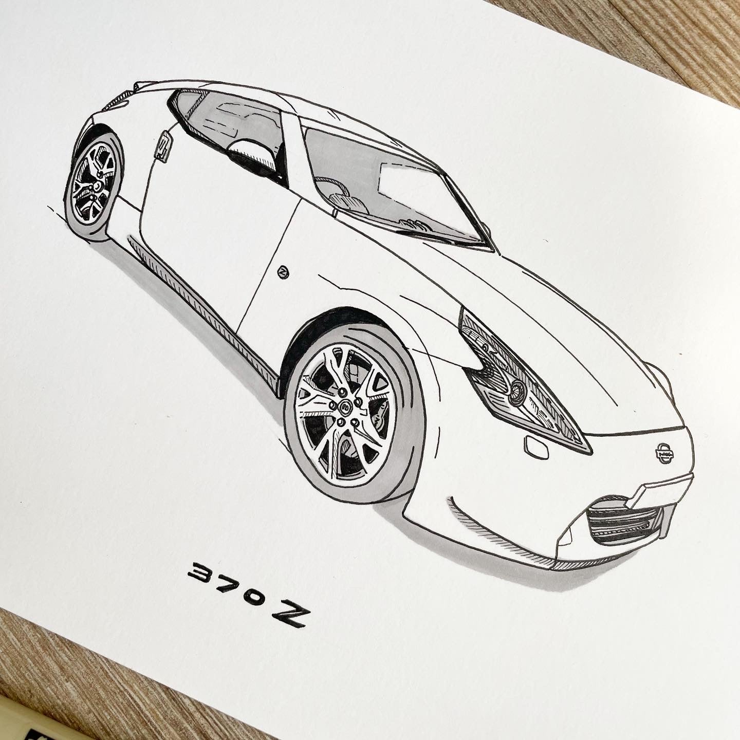 Nissan 370Z - Print