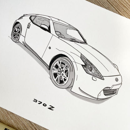Nissan 370Z - Print