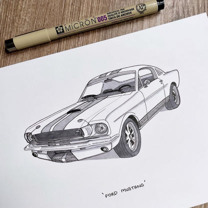 Ford Mustang - Print