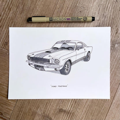 Ford Mustang - Print