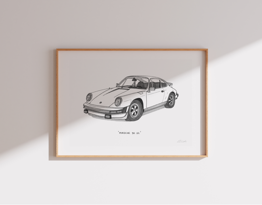 Porsche 911 SC - Original Illustration