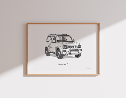 Suzuki Jimny Third Generation - Original Illustration
